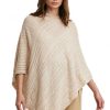 Damen KUNA | Alpaka Poncho Wasabi Aus Baby Alpaka Eco & Bio-Baumwolle