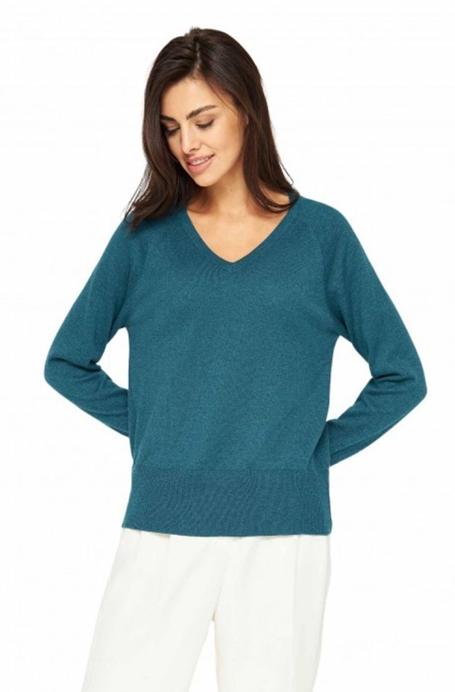 Damen APU KUNTUR | Pullover Aurelia Aus Baby-Alpaka-Baumwoll-Mix