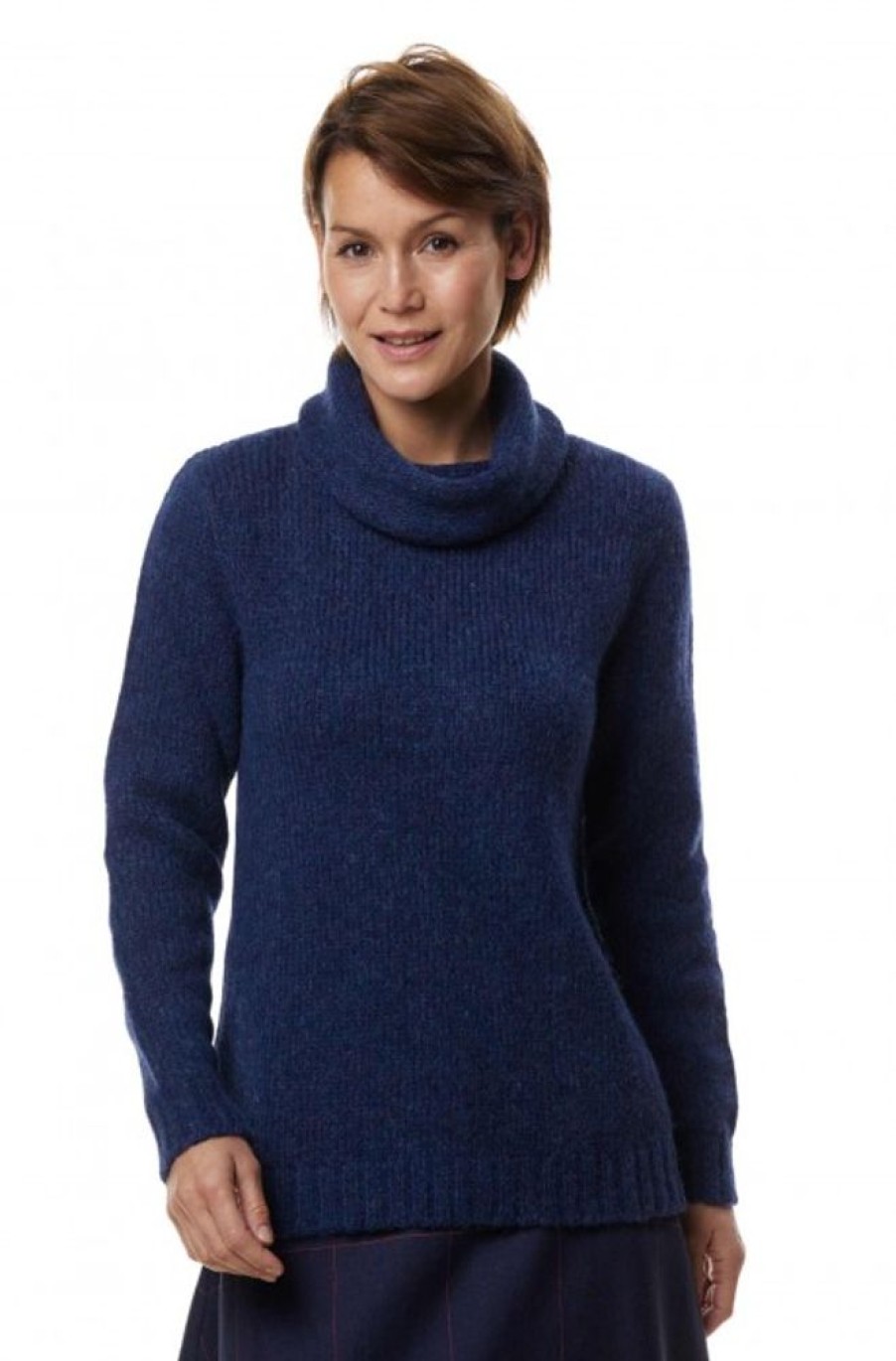 Damen APU KUNTUR | Alpaka Rollkragen Pullover Asa Aus Alpaka Woll-Mix