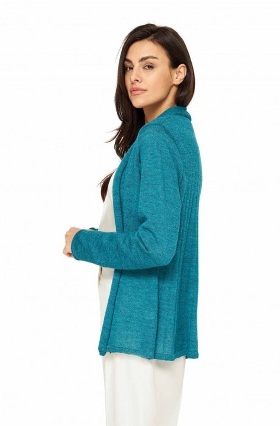 Damen APU KUNTUR | Alpaka Strickjacke Penelope Aus 100% Baby Alpaka