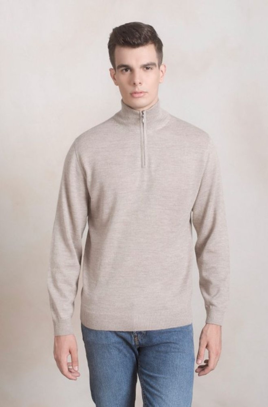 Herren KUNA Essentials | Alpaka Herren Strick Pullover Albert Kuna Essentials