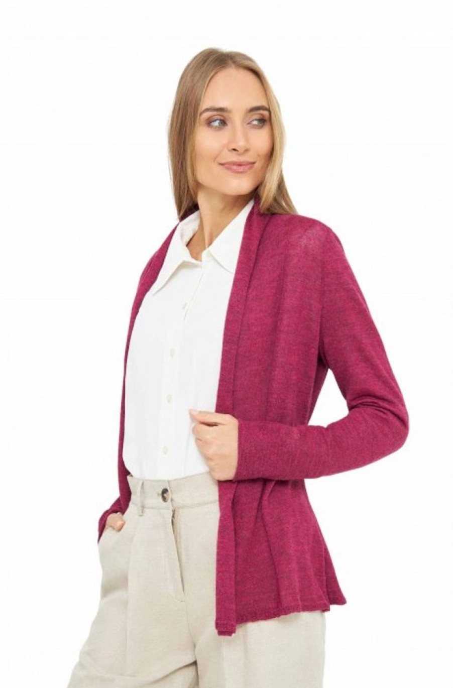 Damen APU KUNTUR | Alpaka Strickjacke Penelope Aus 100% Baby Alpaka