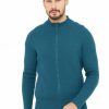 Herren APU KUNTUR | Strickjacke Alayo Mit Zipper Aus Baby-Alpaka-Baumwoll-Mix