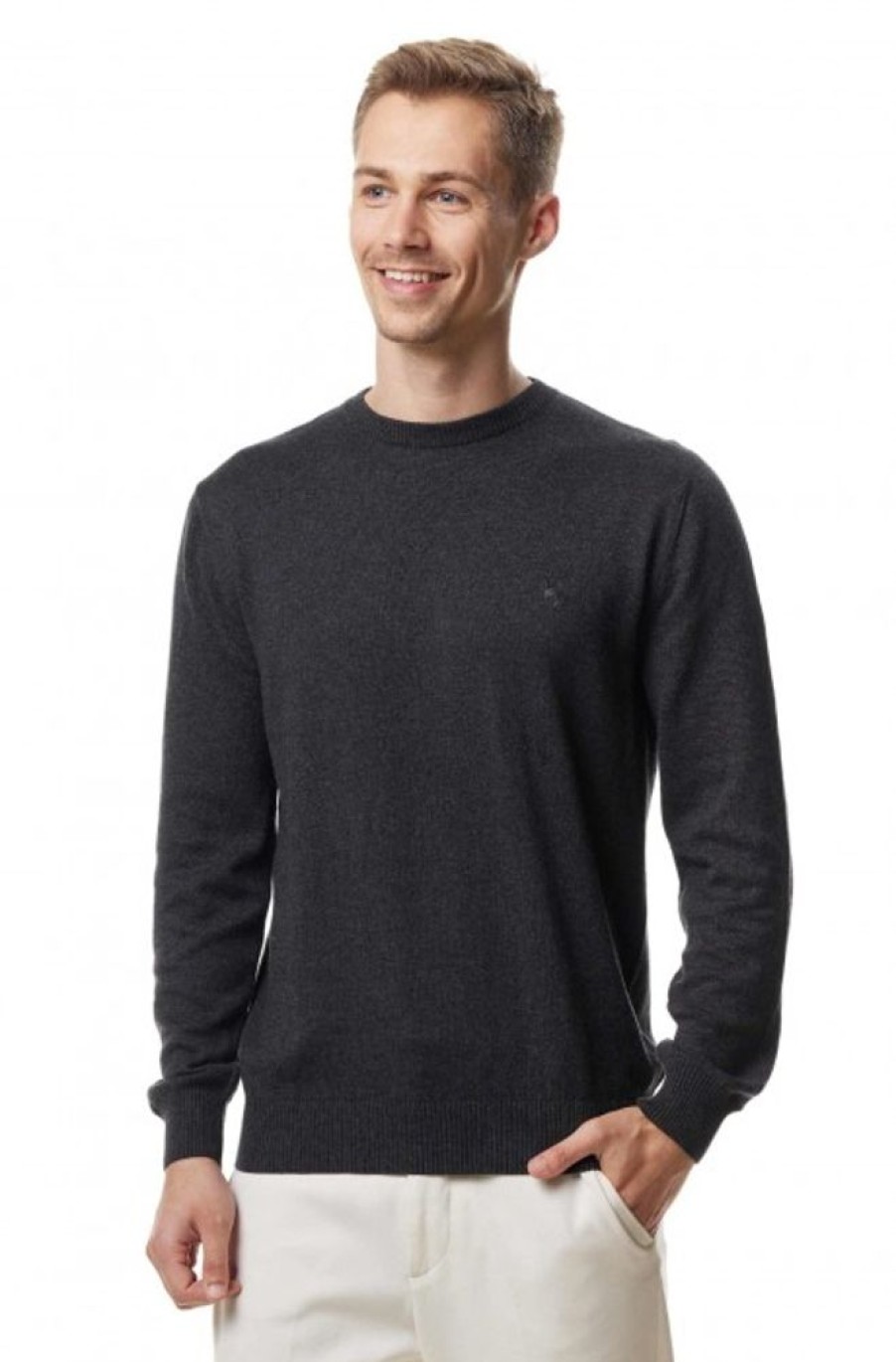 Herren APU KUNTUR | Alpaka Pullover Basic Aus 100% Baby Alpaka