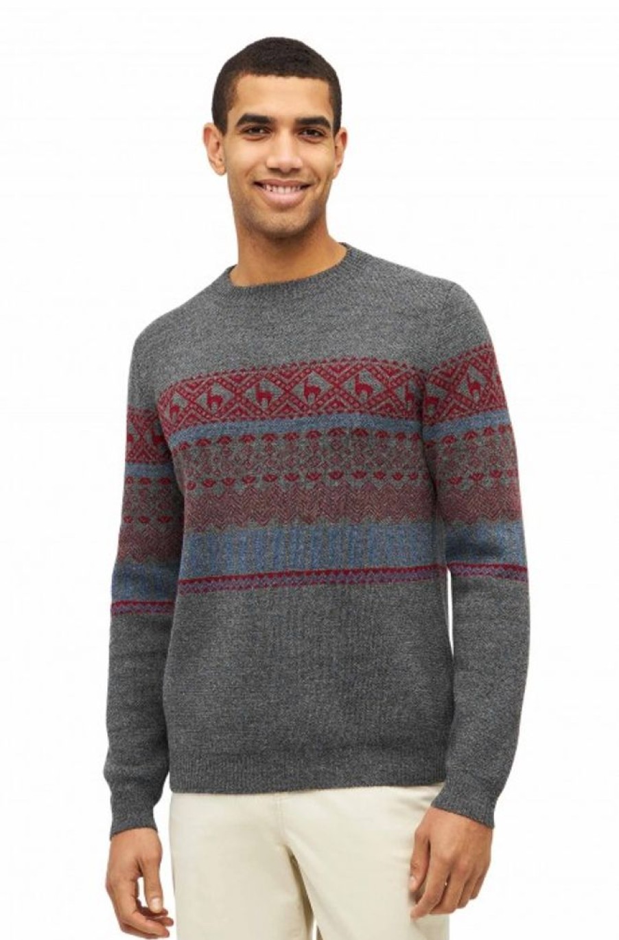 Herren APU KUNTUR | Alpaka Pullover Nevada Aus 100% Baby Alpaka