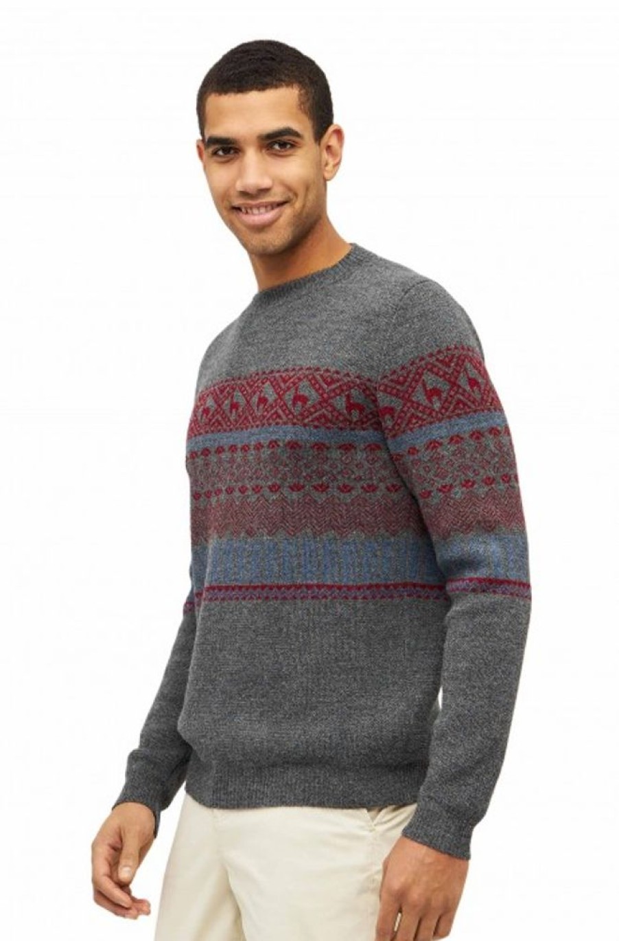 Herren APU KUNTUR | Alpaka Pullover Nevada Aus 100% Baby Alpaka