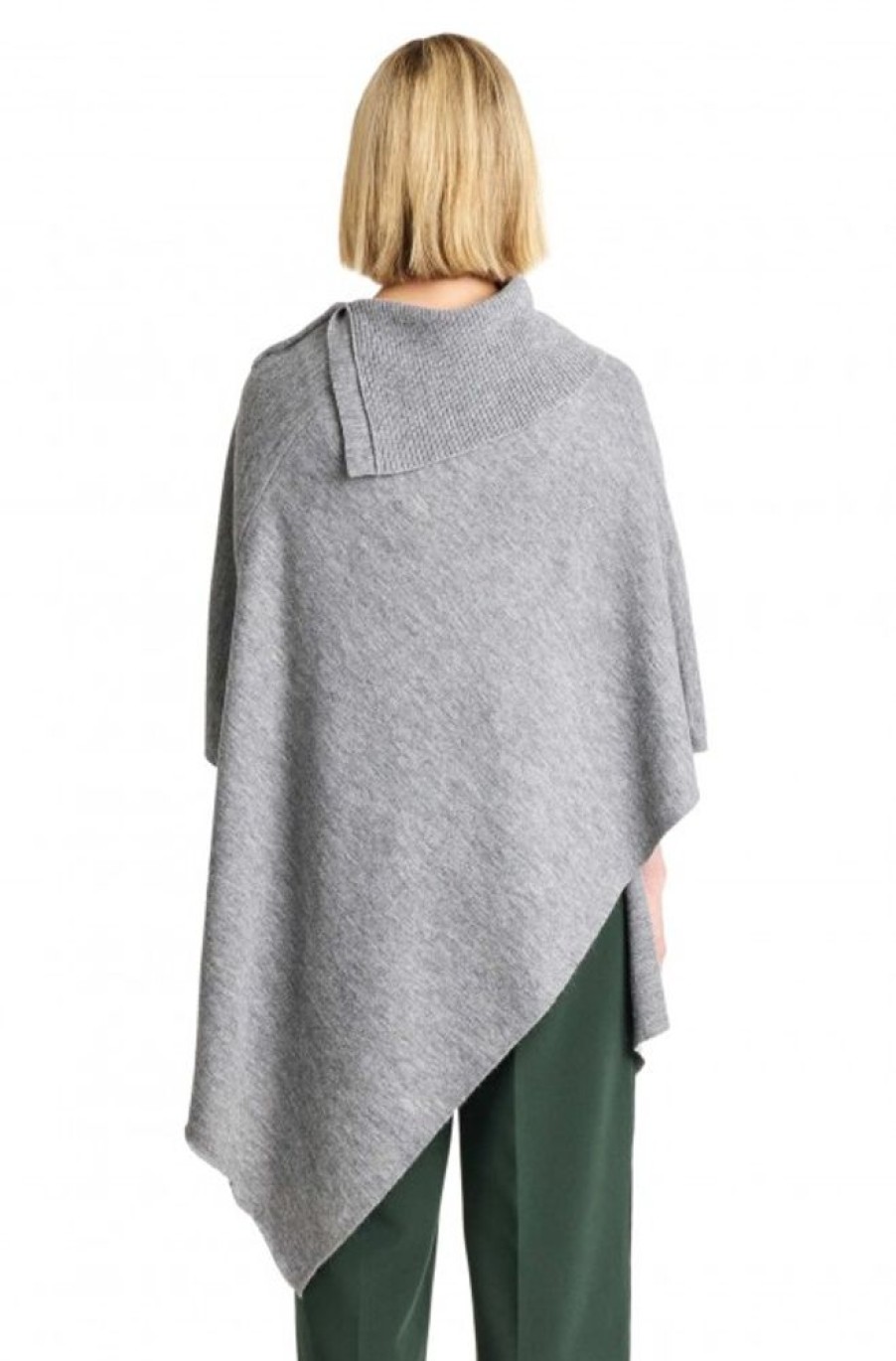 Damen KUNA | Alpaka Poncho Wing Aus 100% Baby Alpaka