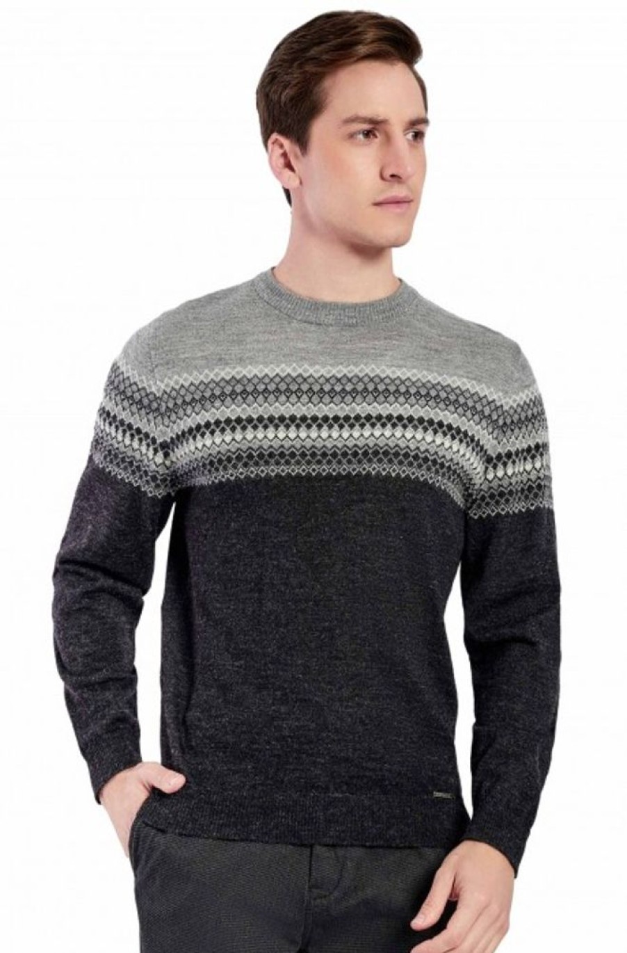 Herren KUNA | Alpaka Pullover Wallace Aus 100% Baby Alpaka