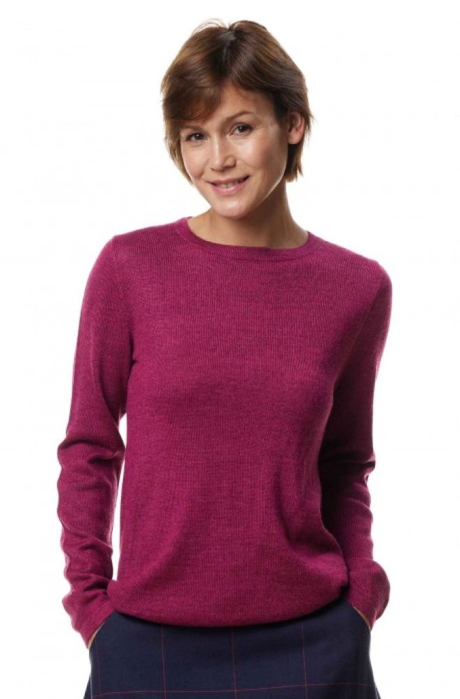 Damen APU KUNTUR | Alpaka Pullover Basic Aus 100% Baby Alpaka