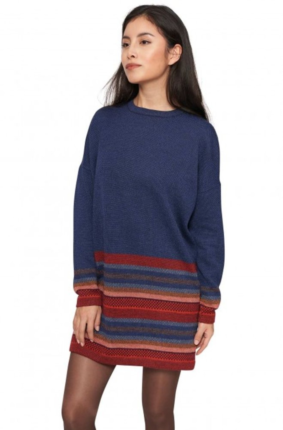 Damen APU KUNTUR | Alpaka Long-Pullover Kyara Aus 100% Baby Alpaka