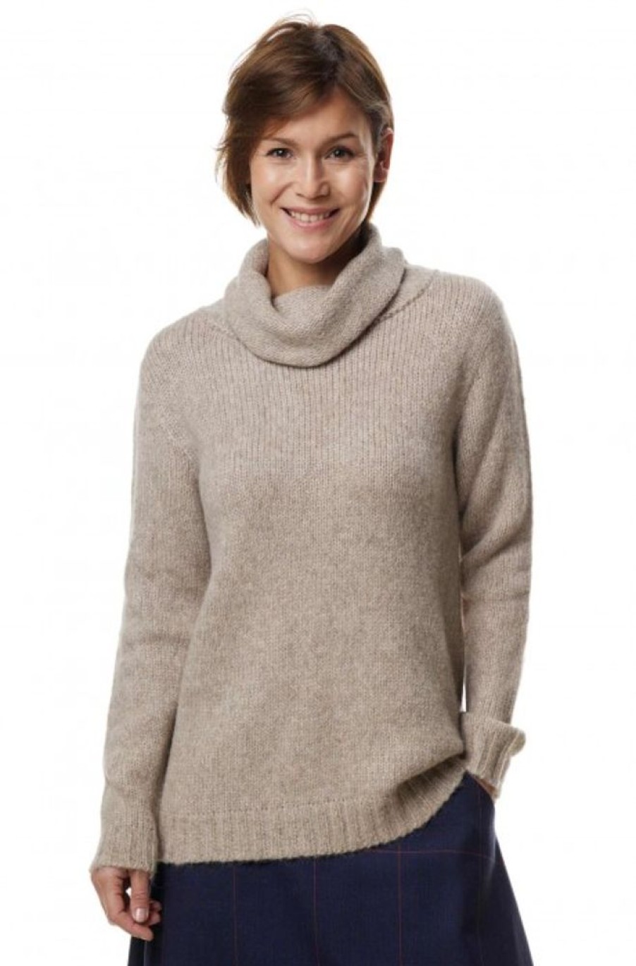 Damen APU KUNTUR | Alpaka Rollkragen Pullover Asa Aus Alpaka Woll-Mix