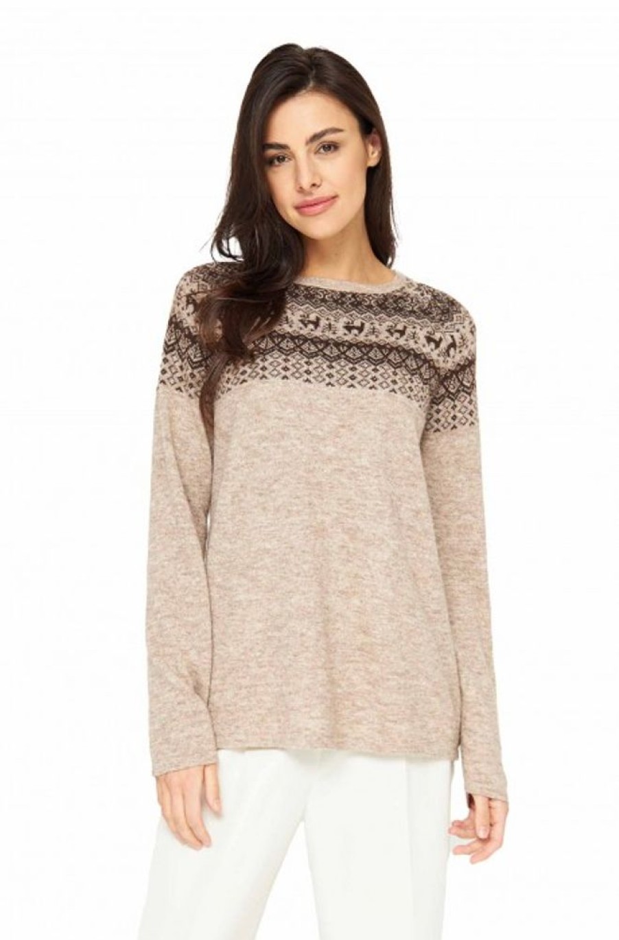 Damen APU KUNTUR | Alpaka Pullover Anden Aus 100% Baby Alpaka