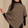 Damen KUNA | Alpaka Poncho Ucrania Aus 100% Baby Alpaka