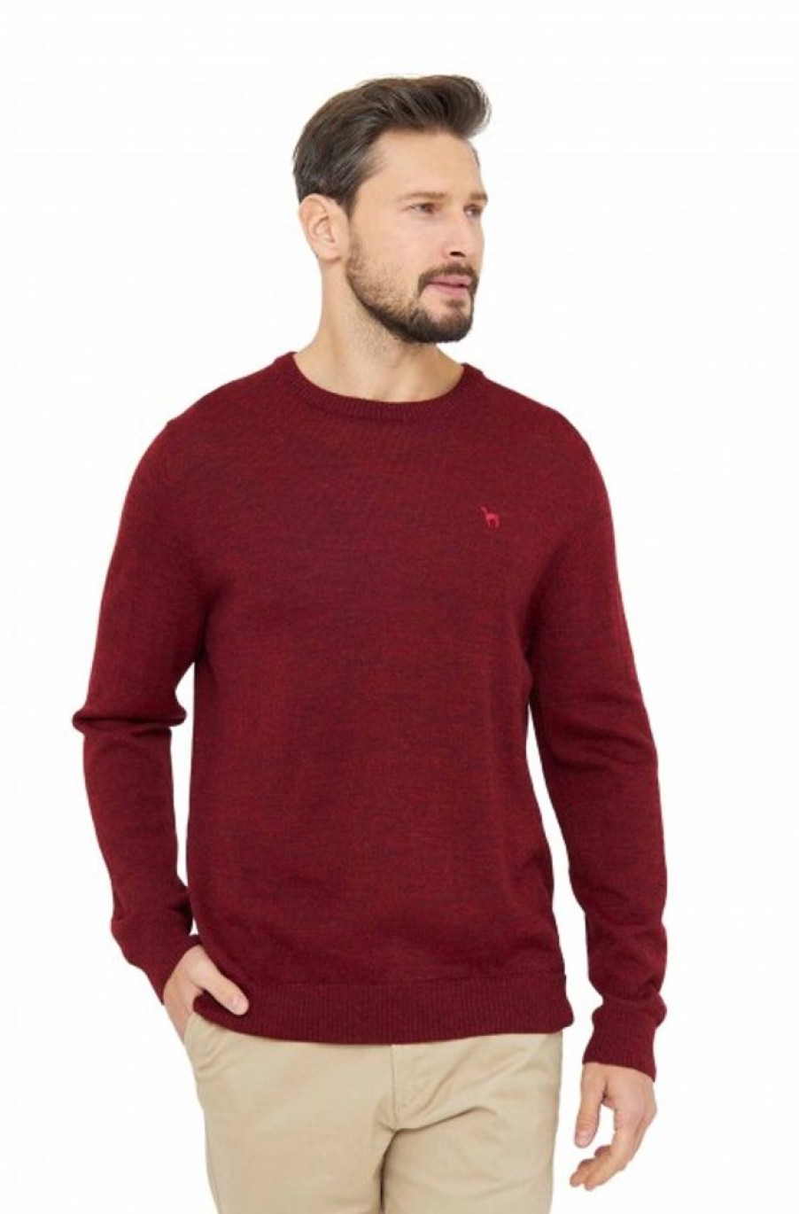 Herren APU KUNTUR | Alpaka Pullover Basic Aus 100% Baby Alpaka