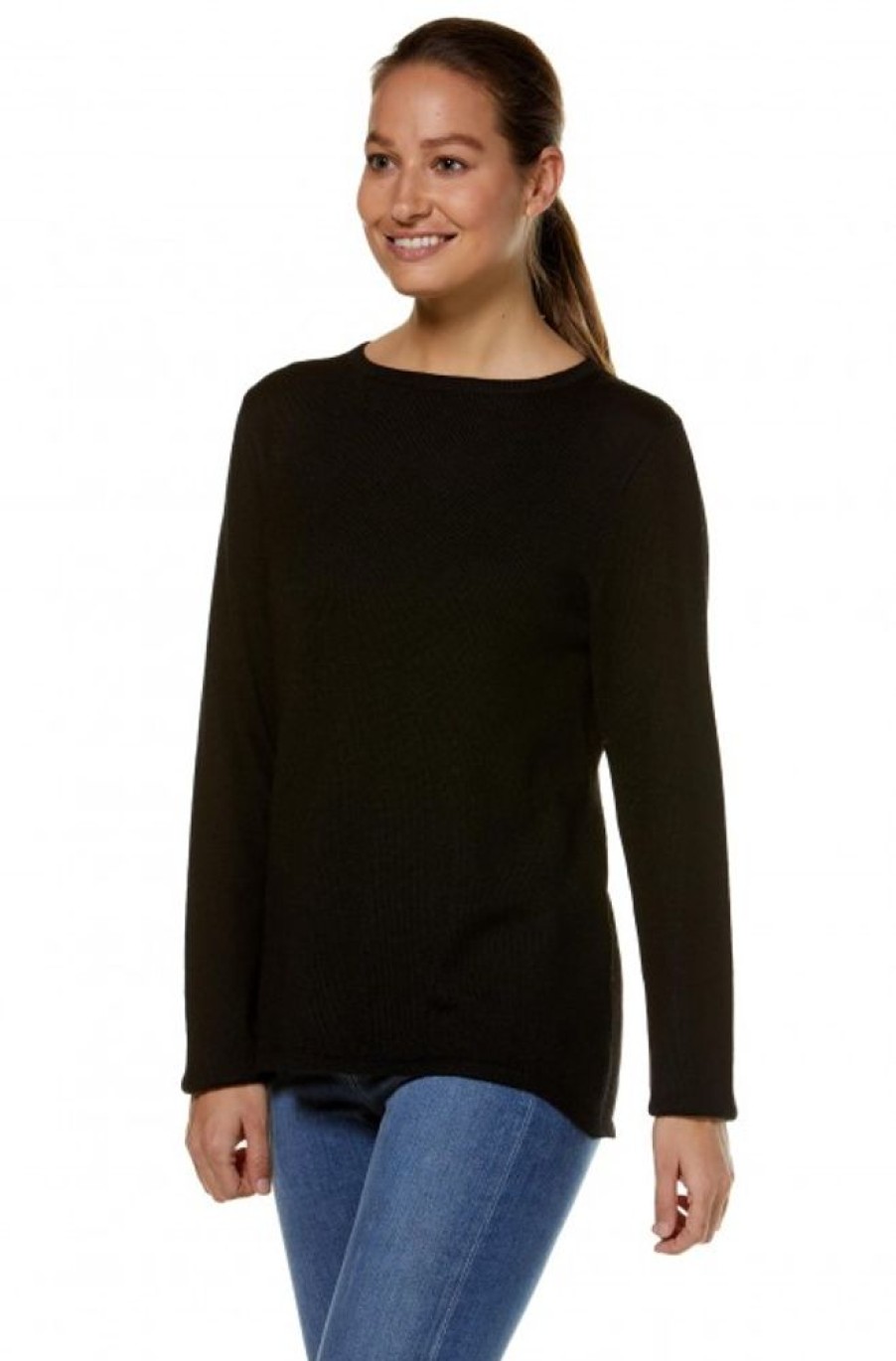 Damen APU KUNTUR | Alpaka Pullover Basic Aus 100% Baby Alpaka