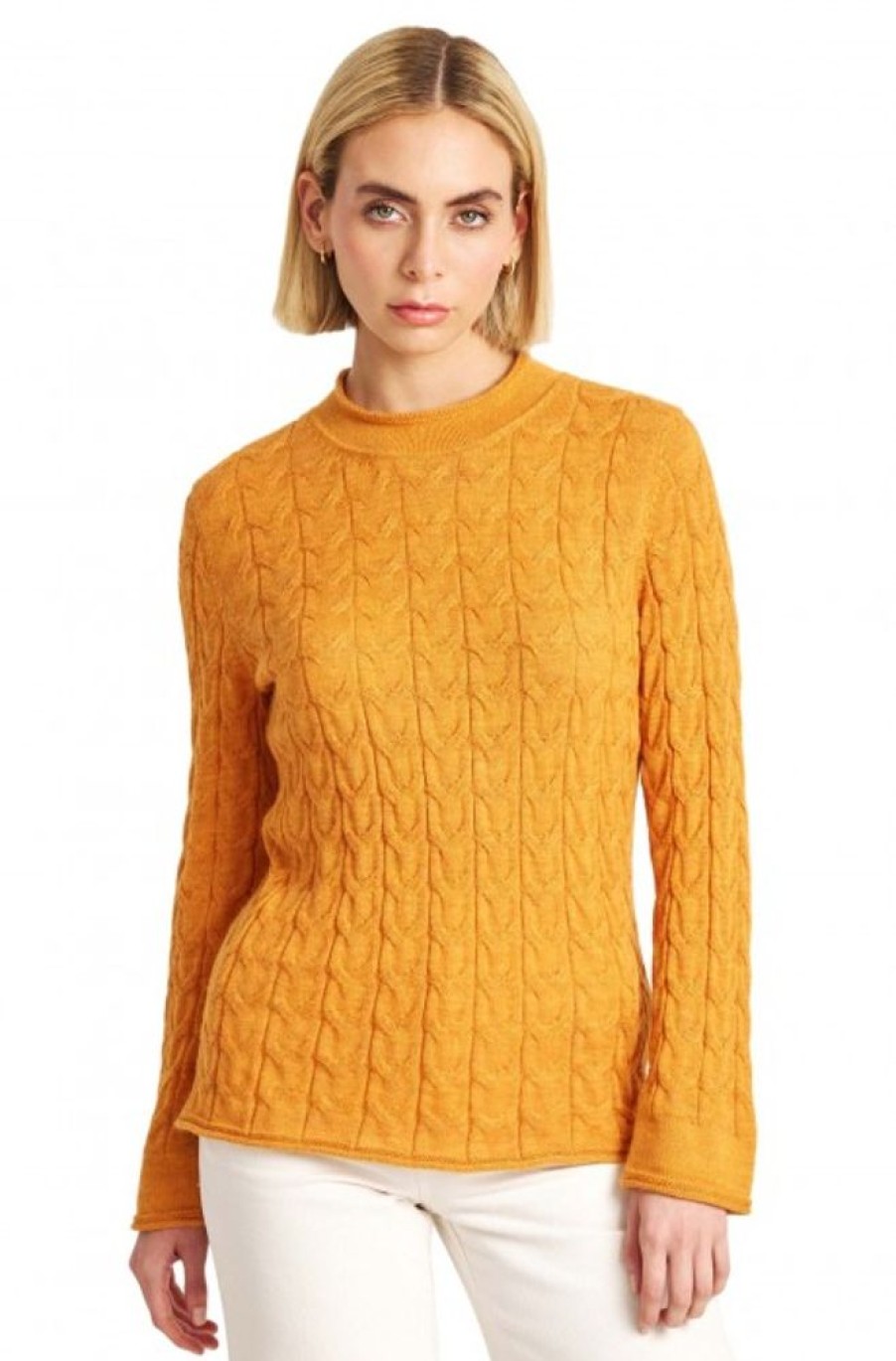 Damen KUNA | Alpaka Pullover Willow Aus 100% Baby Alpaka