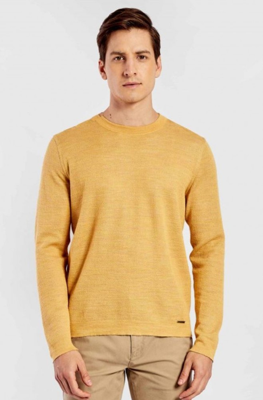 Herren KUNA | Alpaka Pullover Vecco Aus Alpaka-Seide-Mix