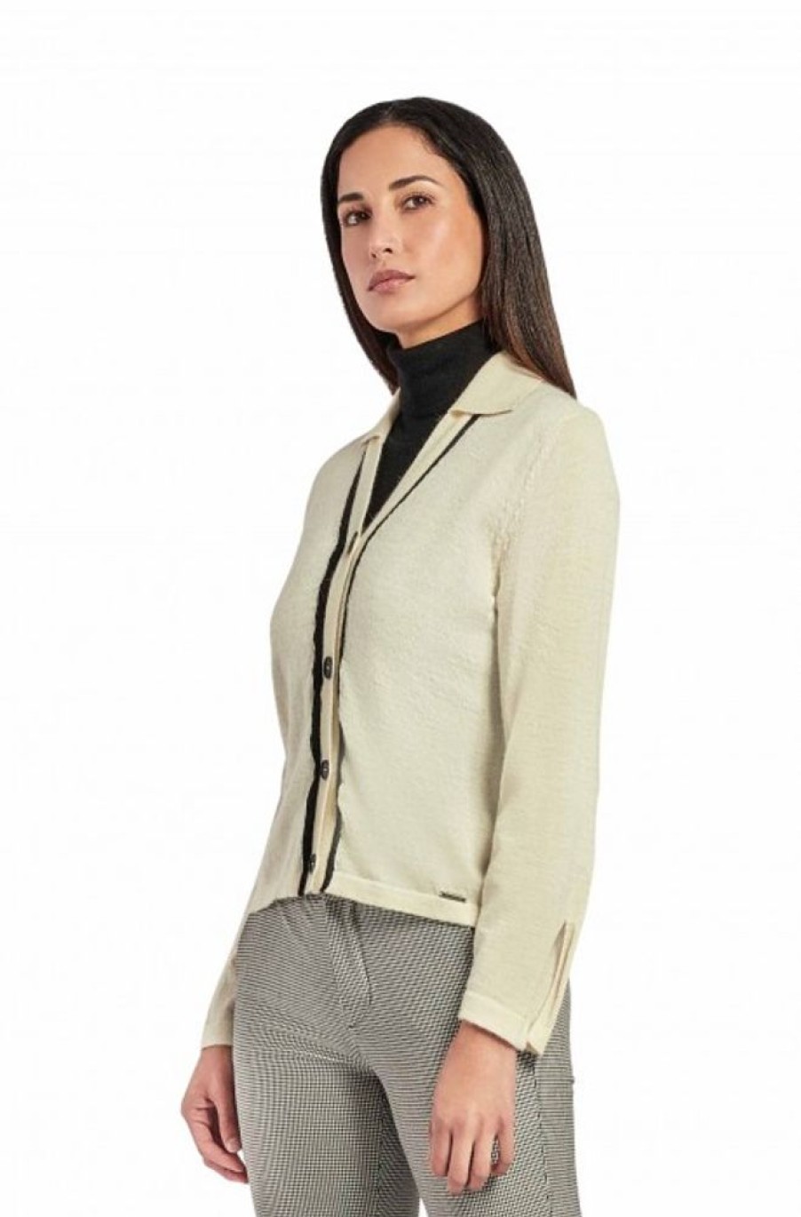 Damen KUNA | Alpaka Cardigan Work Aus 100% Baby Alpaka