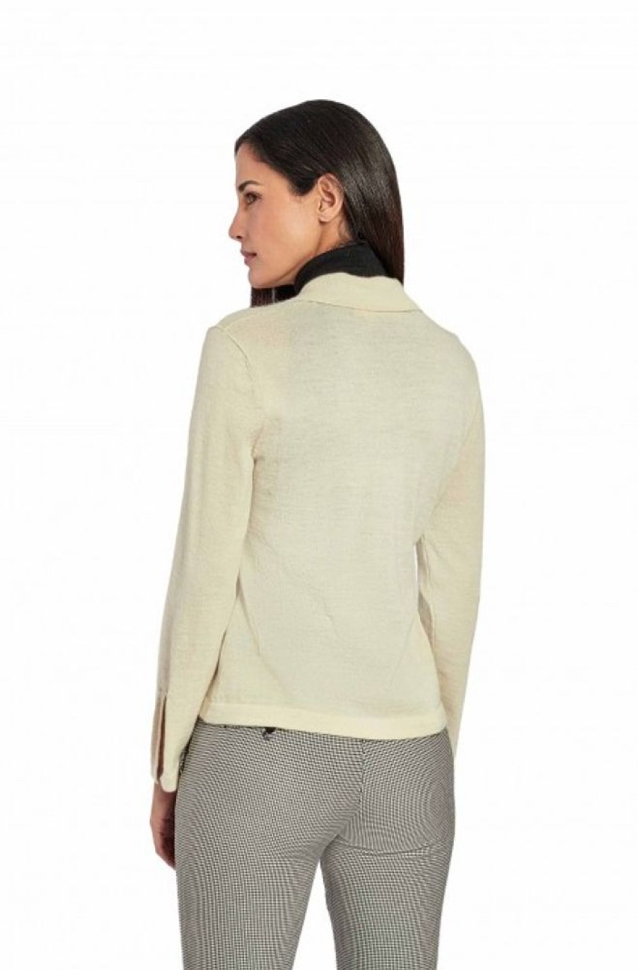 Damen KUNA | Alpaka Cardigan Work Aus 100% Baby Alpaka