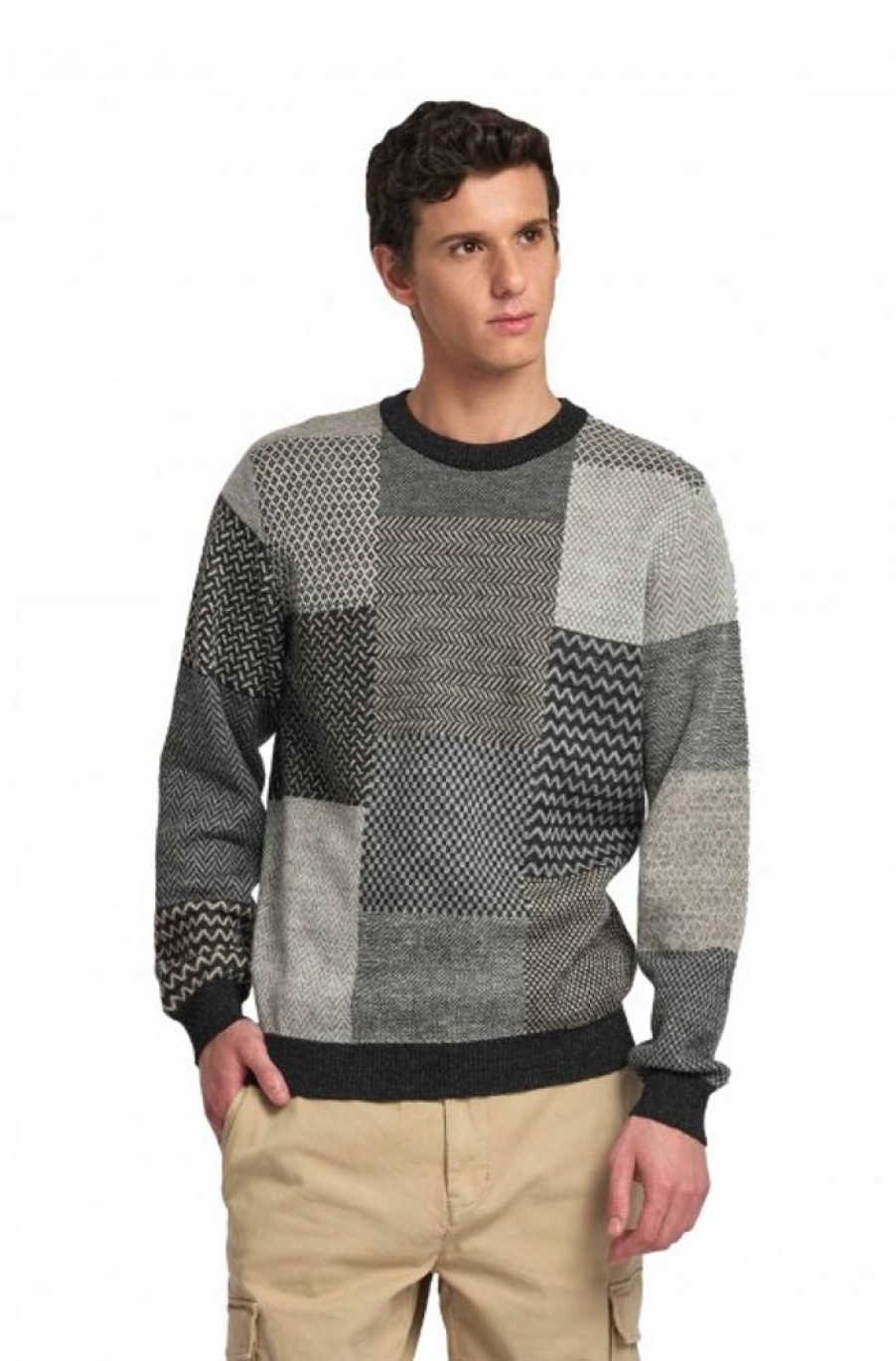 Herren KUNA | Alpaka Pullover Wilfred Aus 100% Baby Alpaka