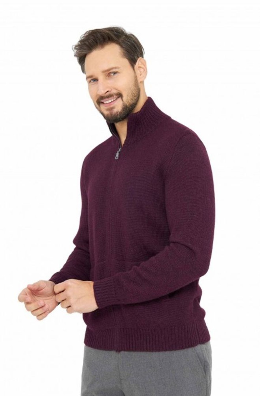 Herren APU KUNTUR | Alpaka Strickjacke Ronaldo Aus 100% Baby Alpaka