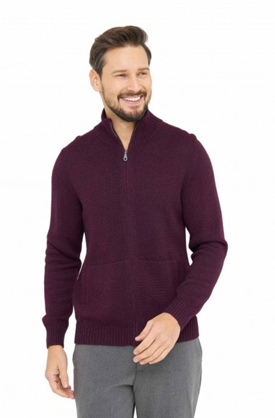 Herren APU KUNTUR | Alpaka Strickjacke Ronaldo Xxxl Aus 100% Baby Alpaka