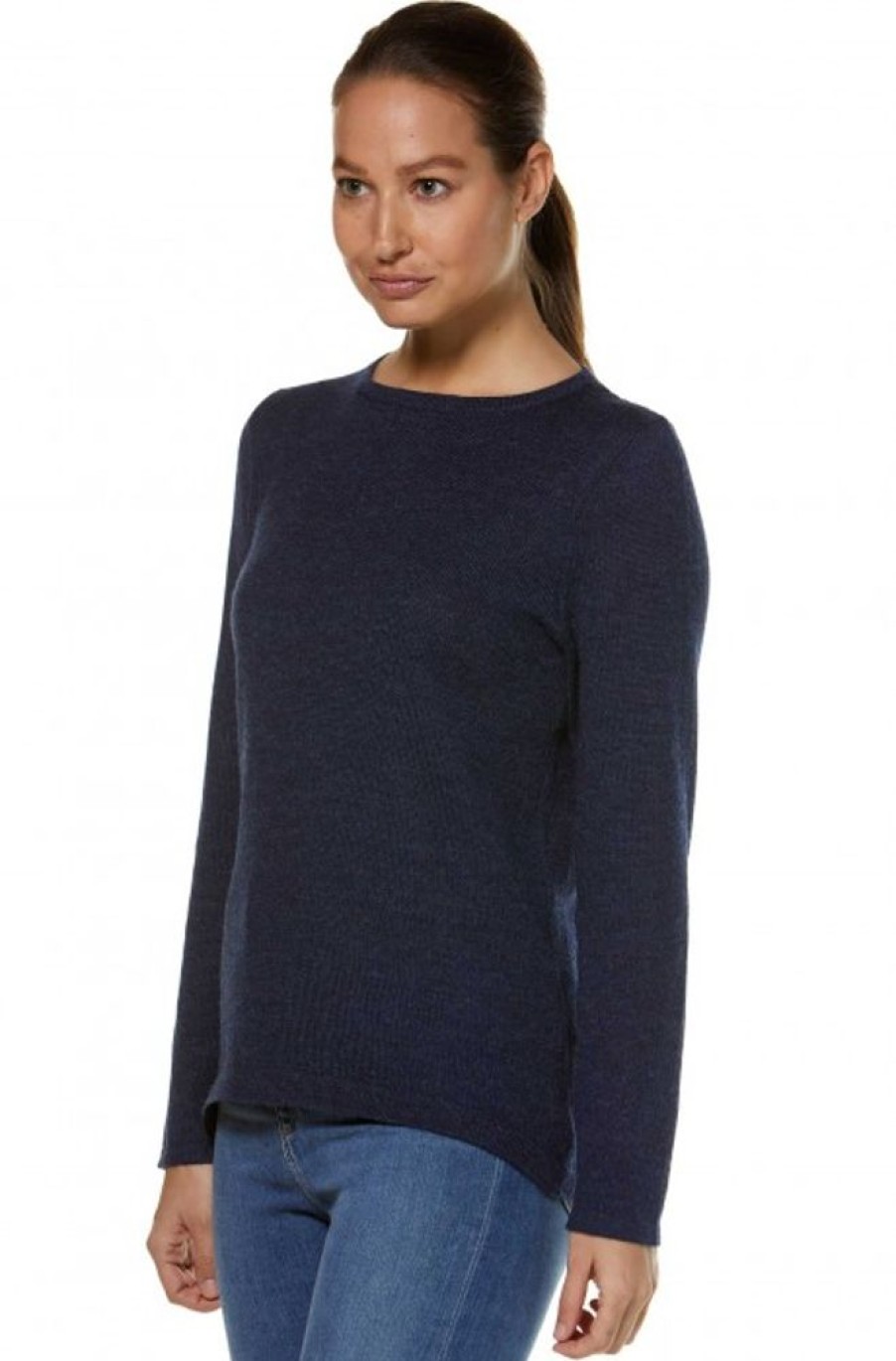 Damen APU KUNTUR | Alpaka Pullover Basic Aus 100% Baby Alpaka