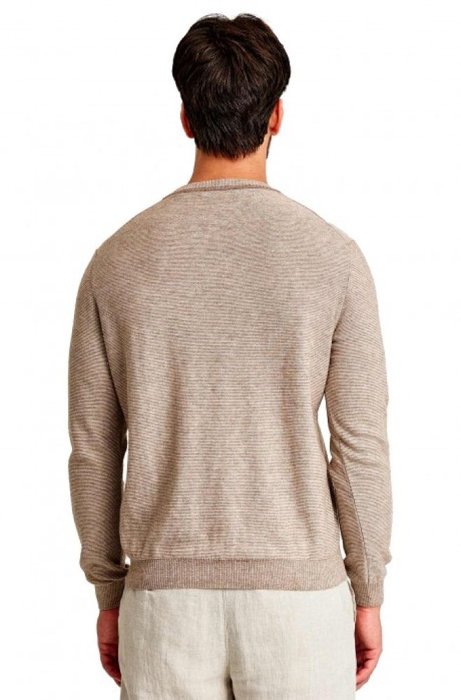 Herren KUNA | Alpaka Pullover Walburg Aus Baby Alpaka Eco & Bio-Baumwolle