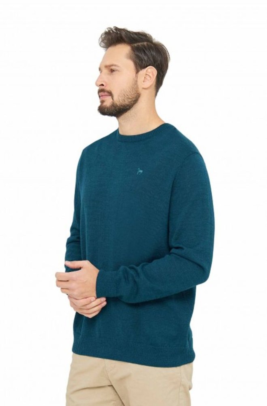 Herren APU KUNTUR | Alpaka Pullover Basic Aus 100% Baby Alpaka