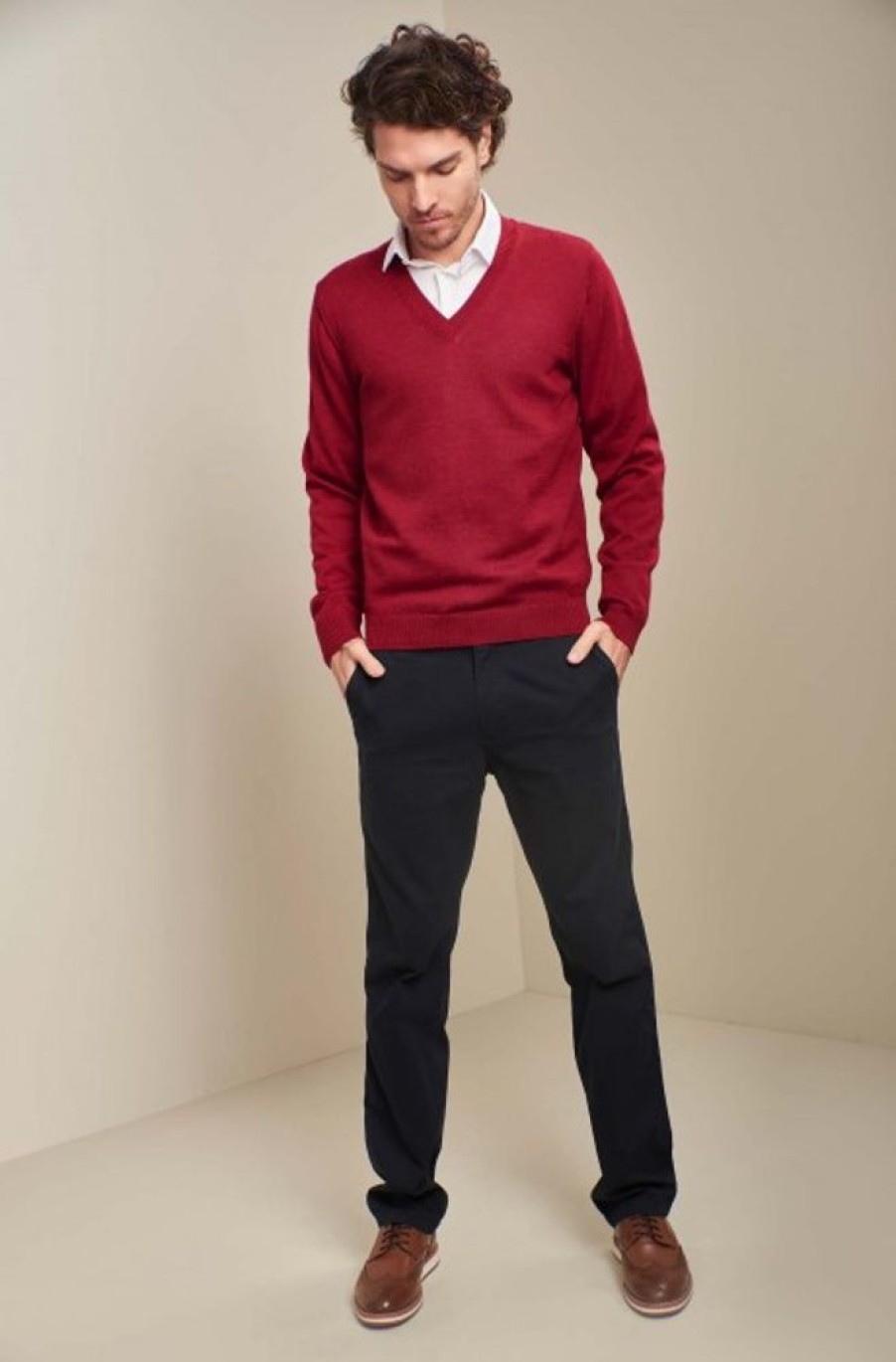 Herren KUNA Essentials | Herren Strickpullover Alan Alpaka Basic Von Kuna Essentials