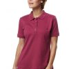 Damen APU KUNTUR | Poloshirt Basic Damen Aus 100% Bio-Pima-Baumwolle