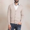 Herren KUNA Essentials | Alpaka Strickjacke Antony Aus 100% Baby Alpaka