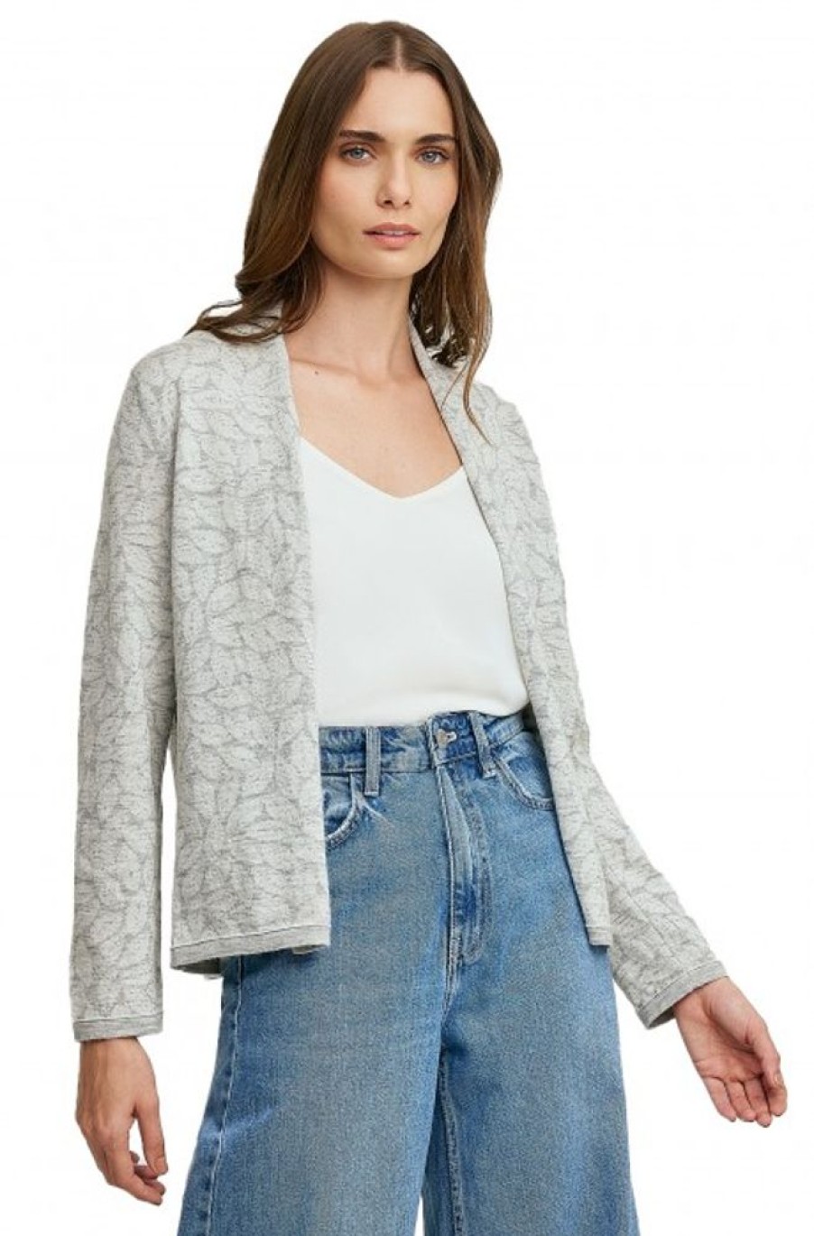 Damen KUNA | Alpaka Cardigan Wishbone Aus Baby Alpaka & Seide