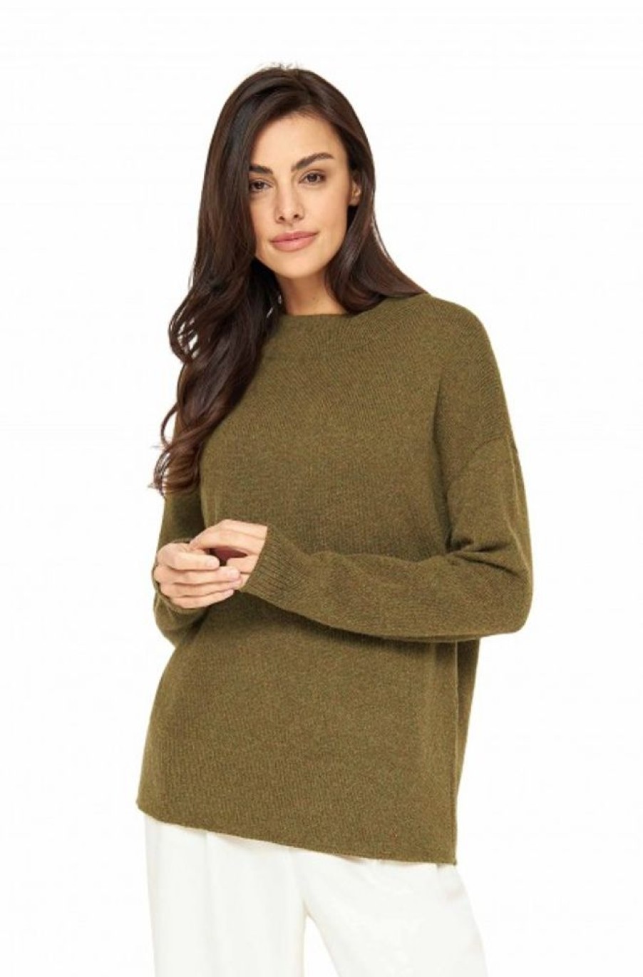 Damen APU KUNTUR | Alpaka Pullover Grazia Aus Alpaka-Merino-Mix