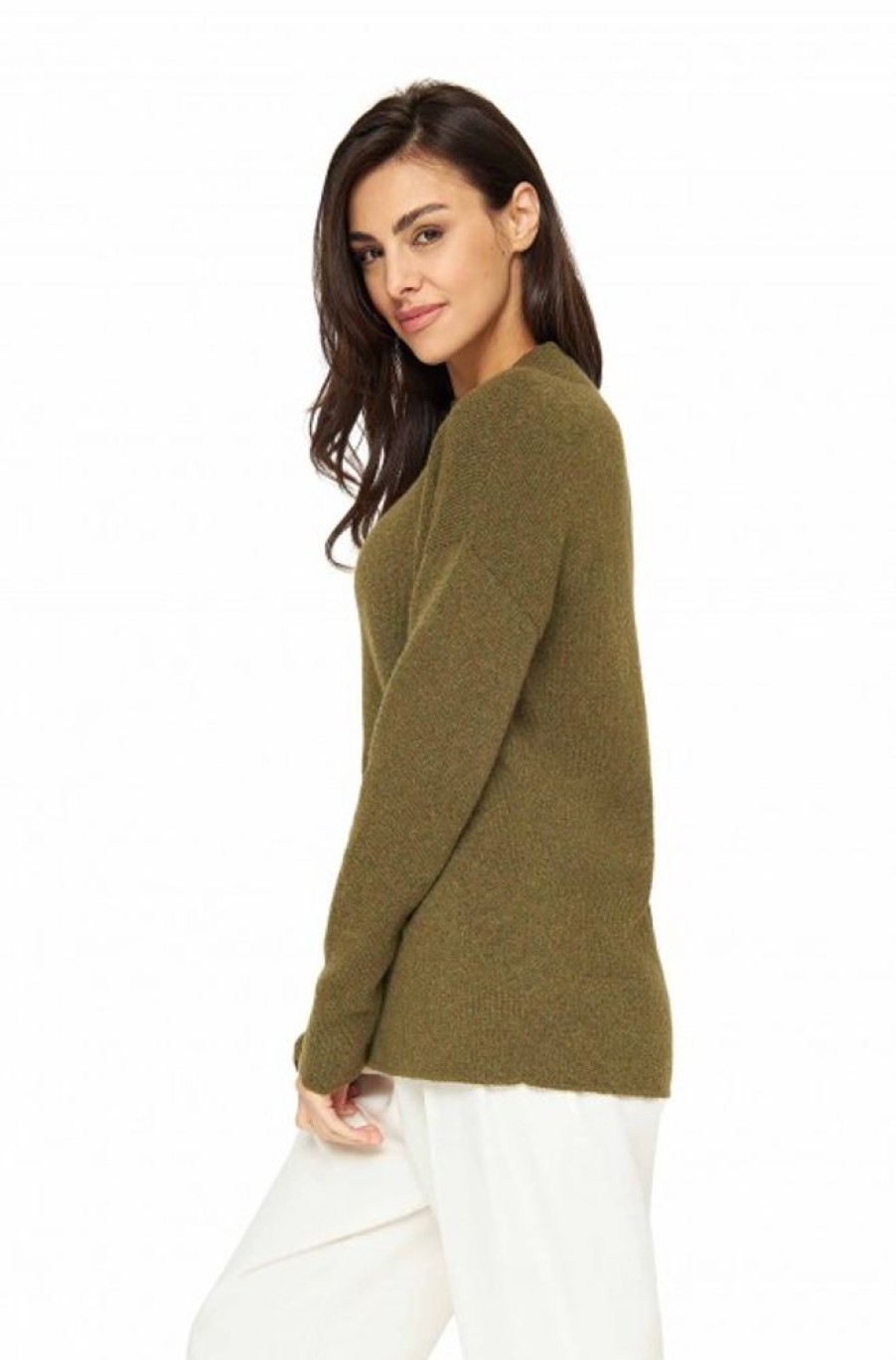 Damen APU KUNTUR | Alpaka Pullover Grazia Aus Alpaka-Merino-Mix