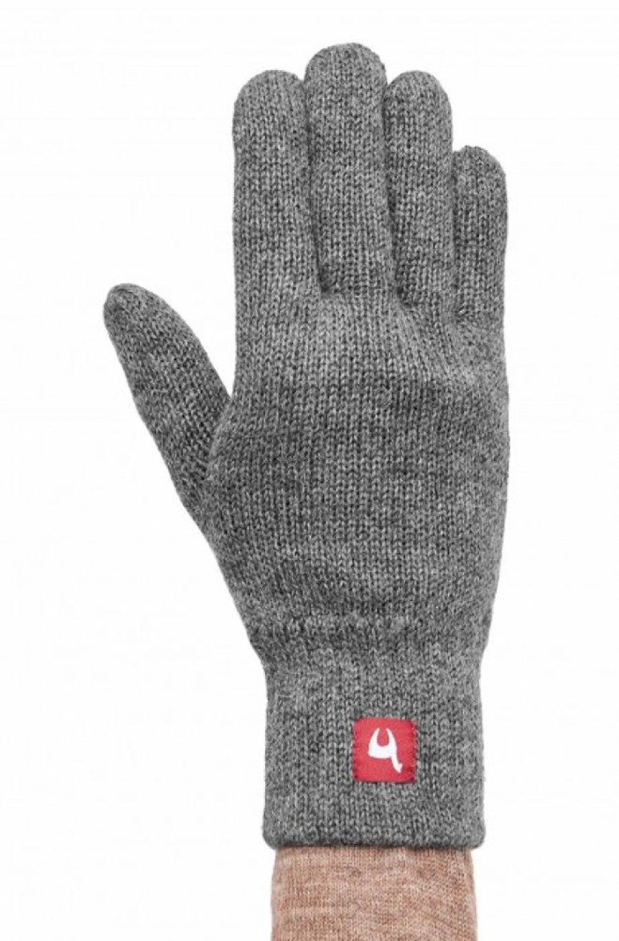 Accessoires APU KUNTUR | Alpaka Gefutterte Fingerhandschuhe Uni Aus 100% Alpaka