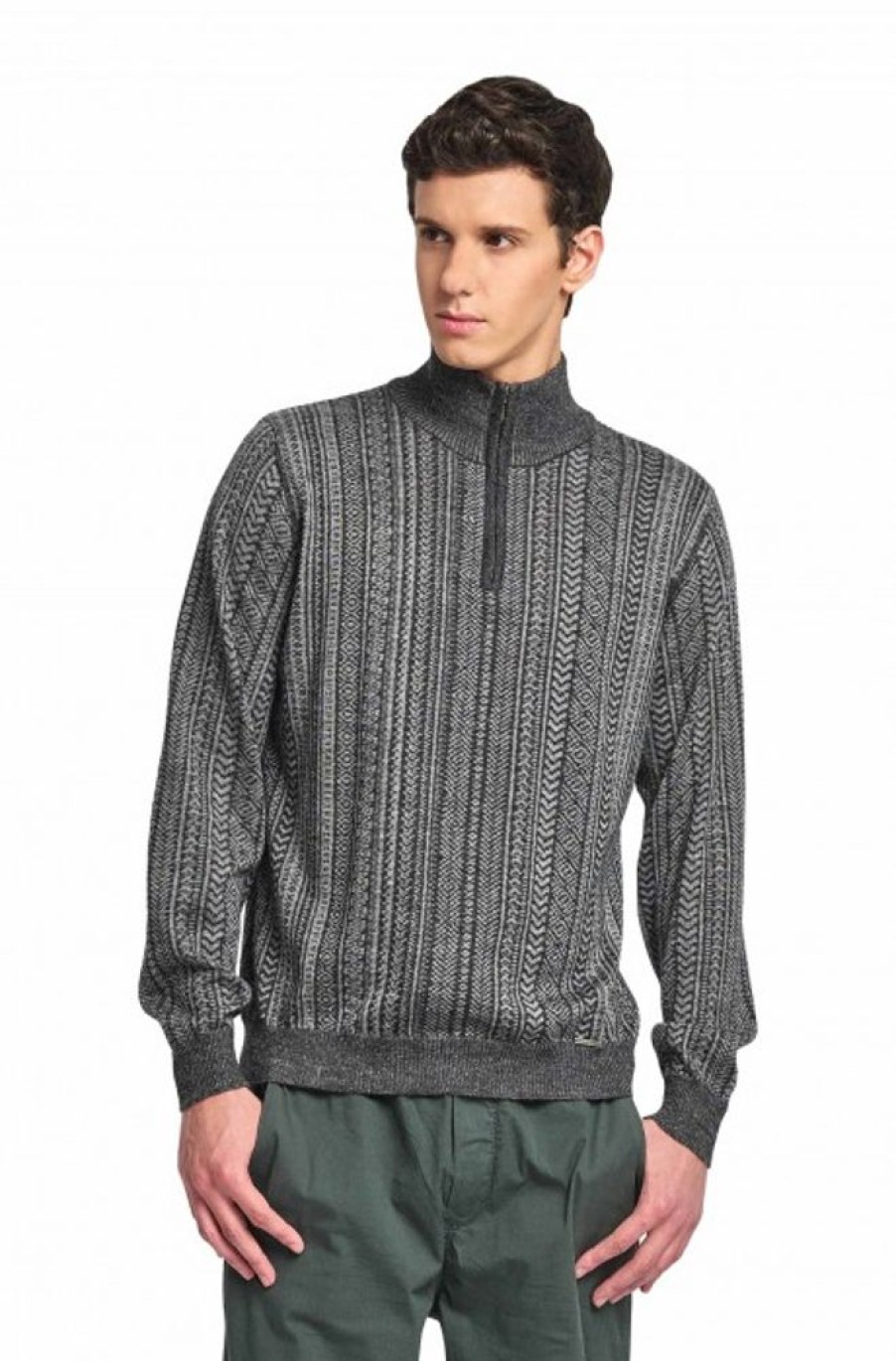 Herren KUNA | Alpaka Pullover Wilbert Aus 100% Baby Alpaka