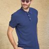 Herren APU KUNTUR | Polo Shirt Simron Aus Royal Alpaka-Baumwoll-Mix