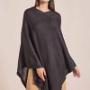 Damen KUNA Essentials | Alpaka Basic Strickponcho Almendra Kuna Essentials