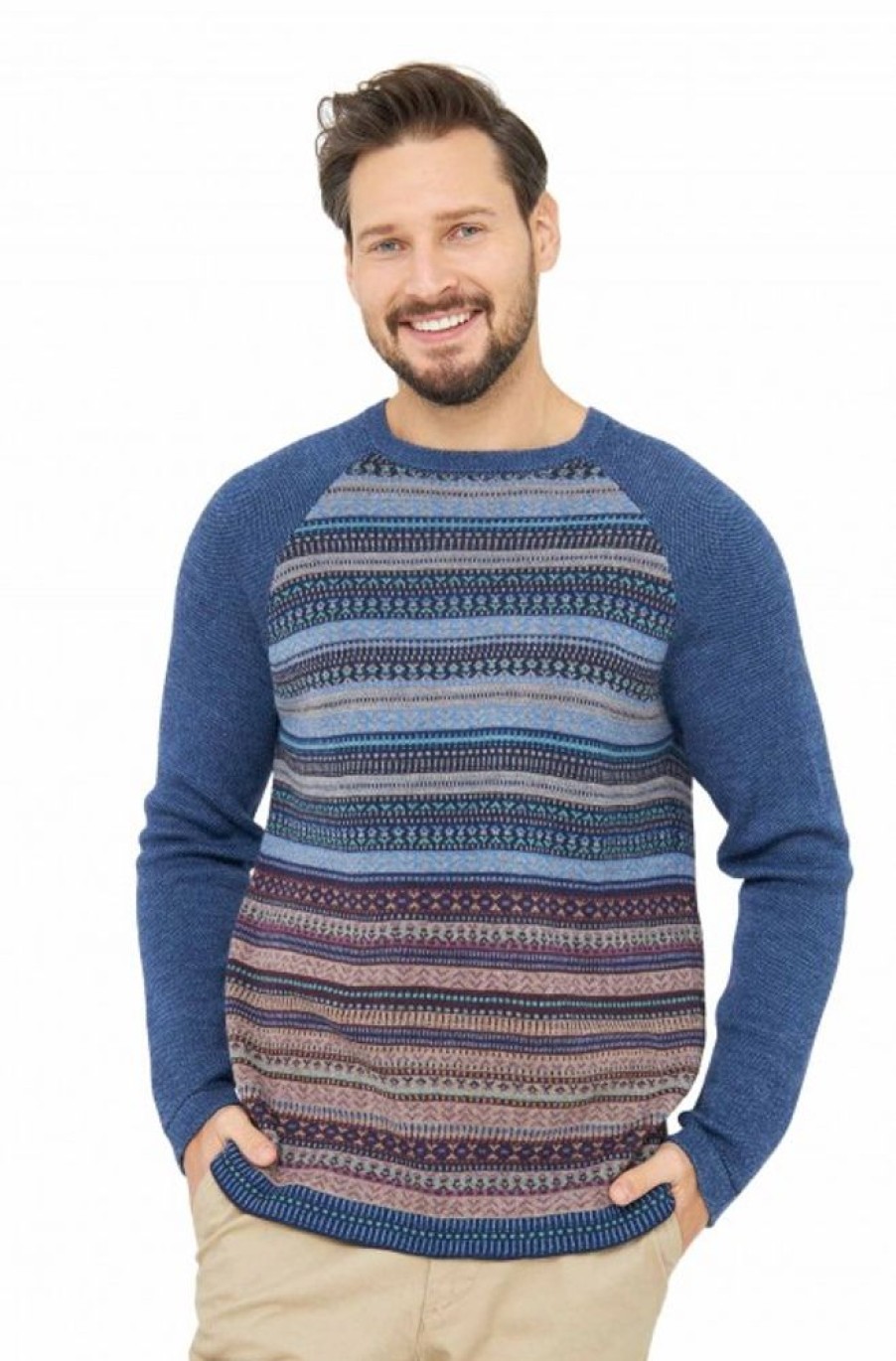 Herren APU KUNTUR | Alpaka Pullover Dario Aus 100% Baby Alpaka