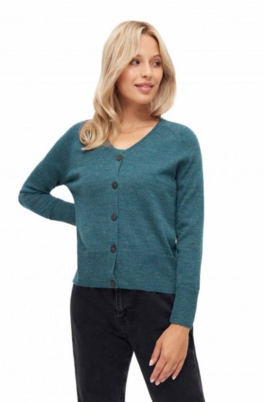 Damen APU KUNTUR | Cardigan Alina Aus Baby-Alpaka-Baumwoll-Mix