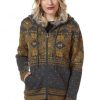 Damen APU KUNTUR | Alpaka Strickjacke Anden Roca Aus 100% Alpaka