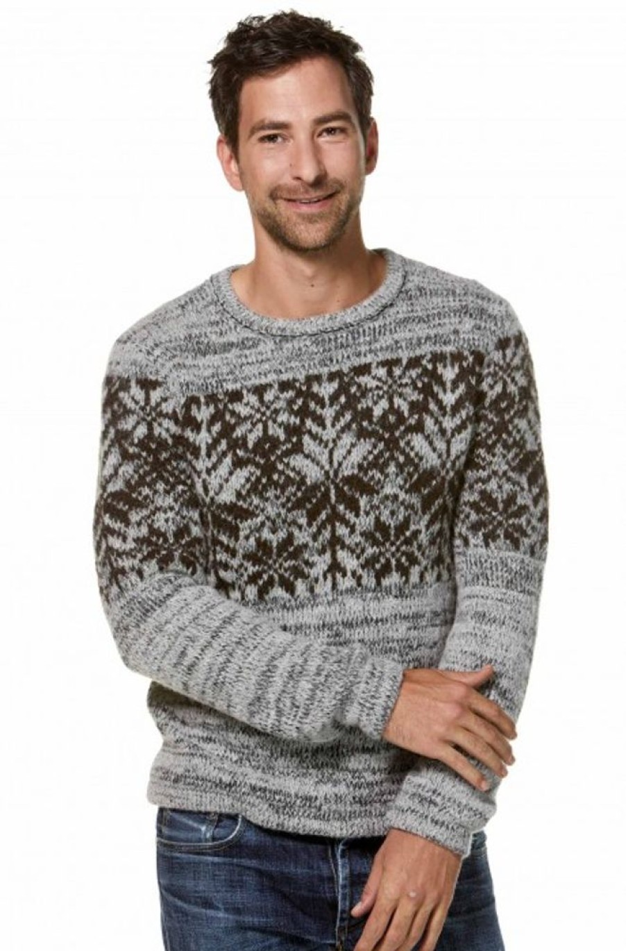 Herren APU KUNTUR | Alpaka Pullover Natura Aus 100% Alpaka