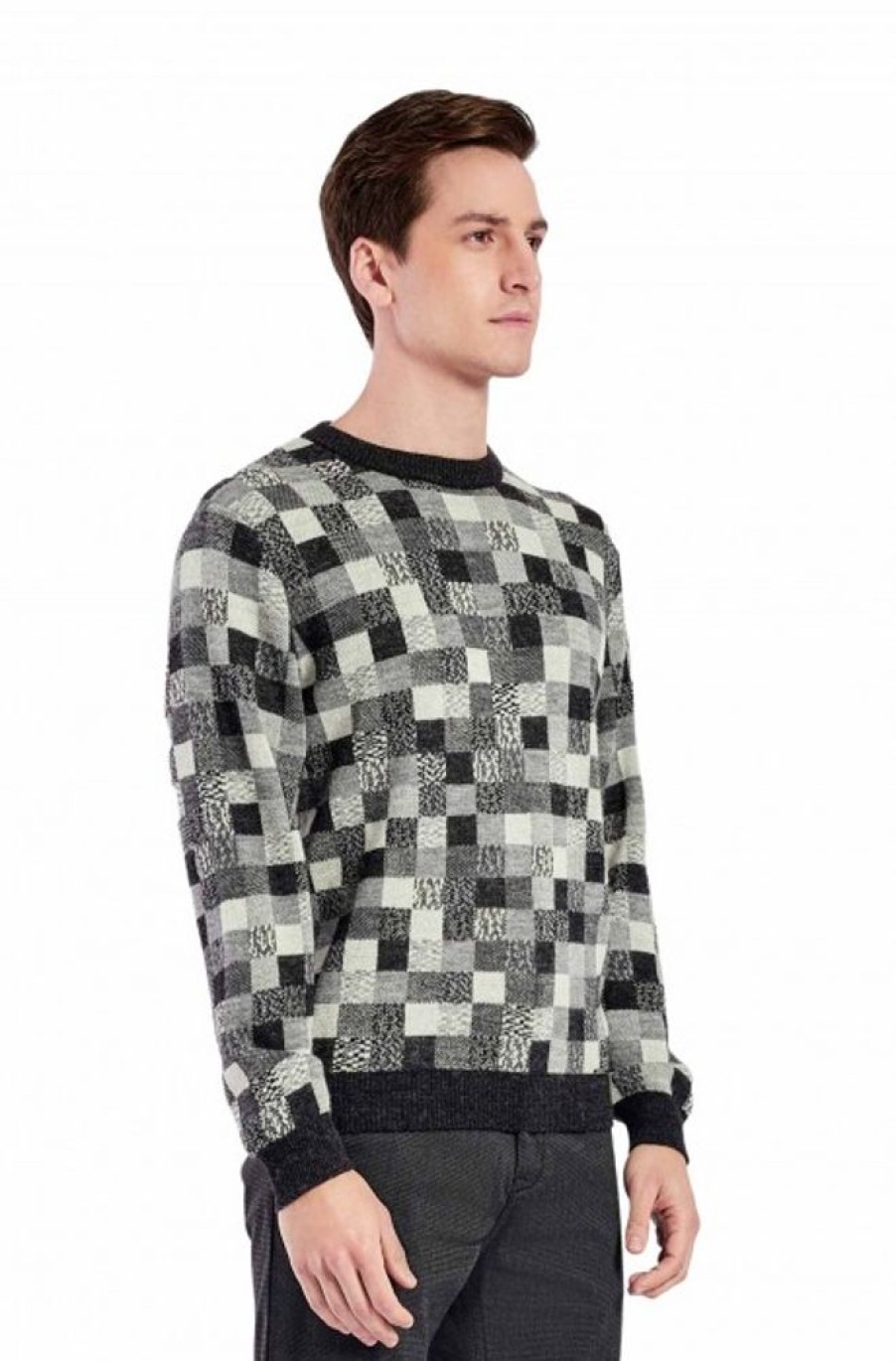 Herren KUNA | Alpaka Pullover Wagner Aus 100% Baby Alpaka