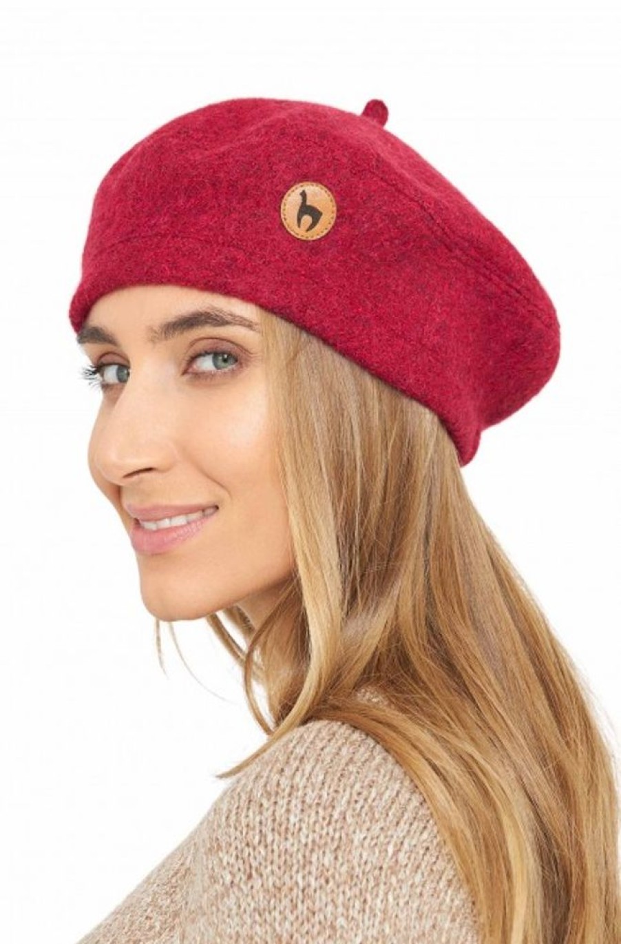 Accessoires APU KUNTUR | Alpaka Baskenmutze Beret Aus 100% Alpaka