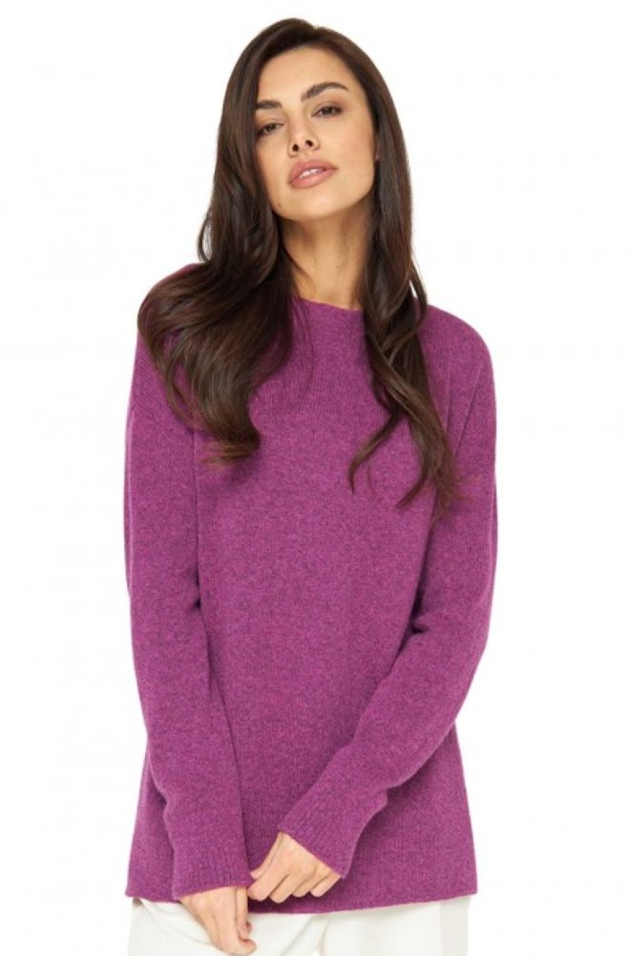 Damen APU KUNTUR | Alpaka Pullover Grazia Aus Alpaka-Merino-Mix