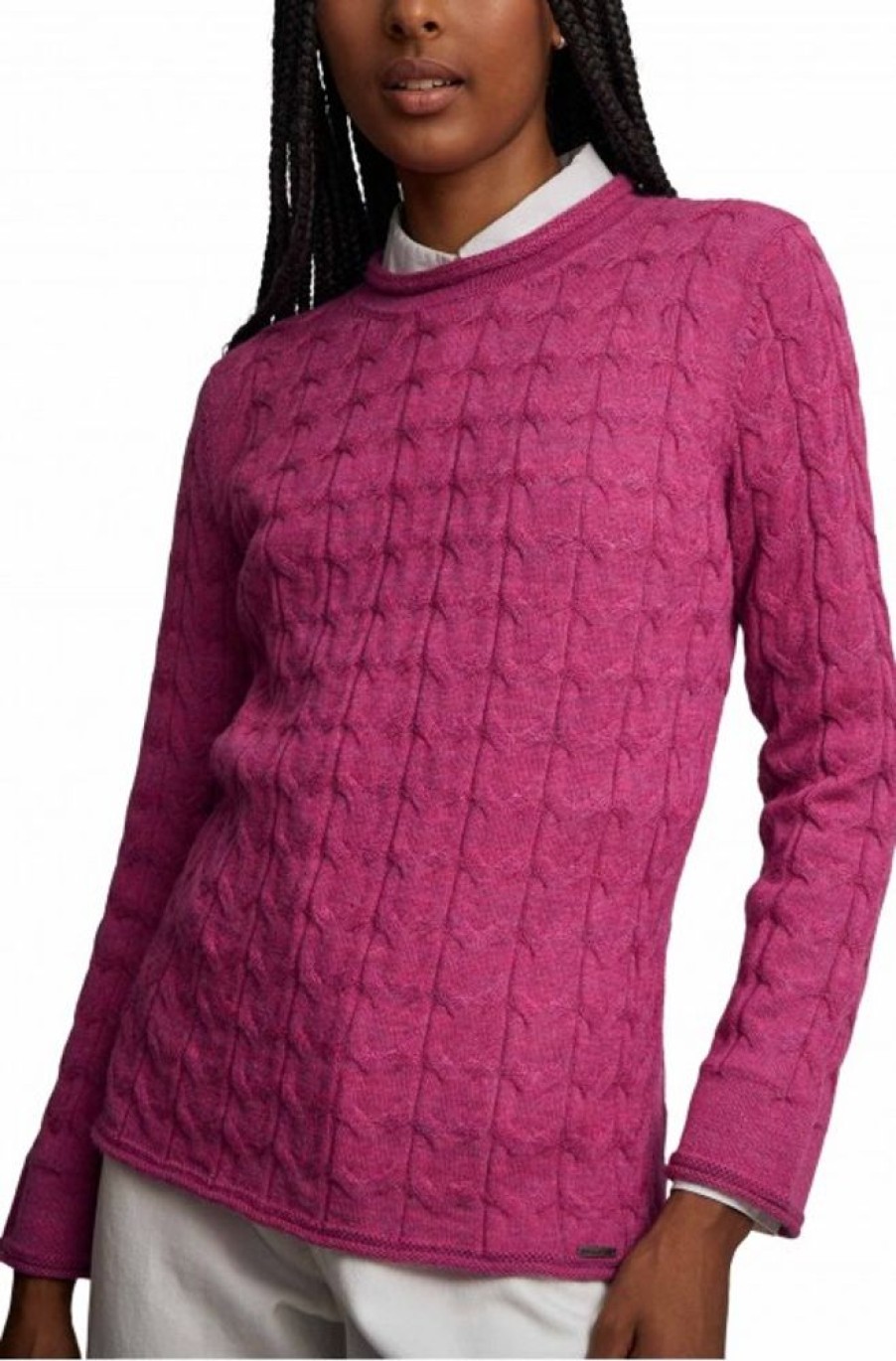 Damen KUNA | Alpaka Pullover Willow Aus 100% Baby Alpaka