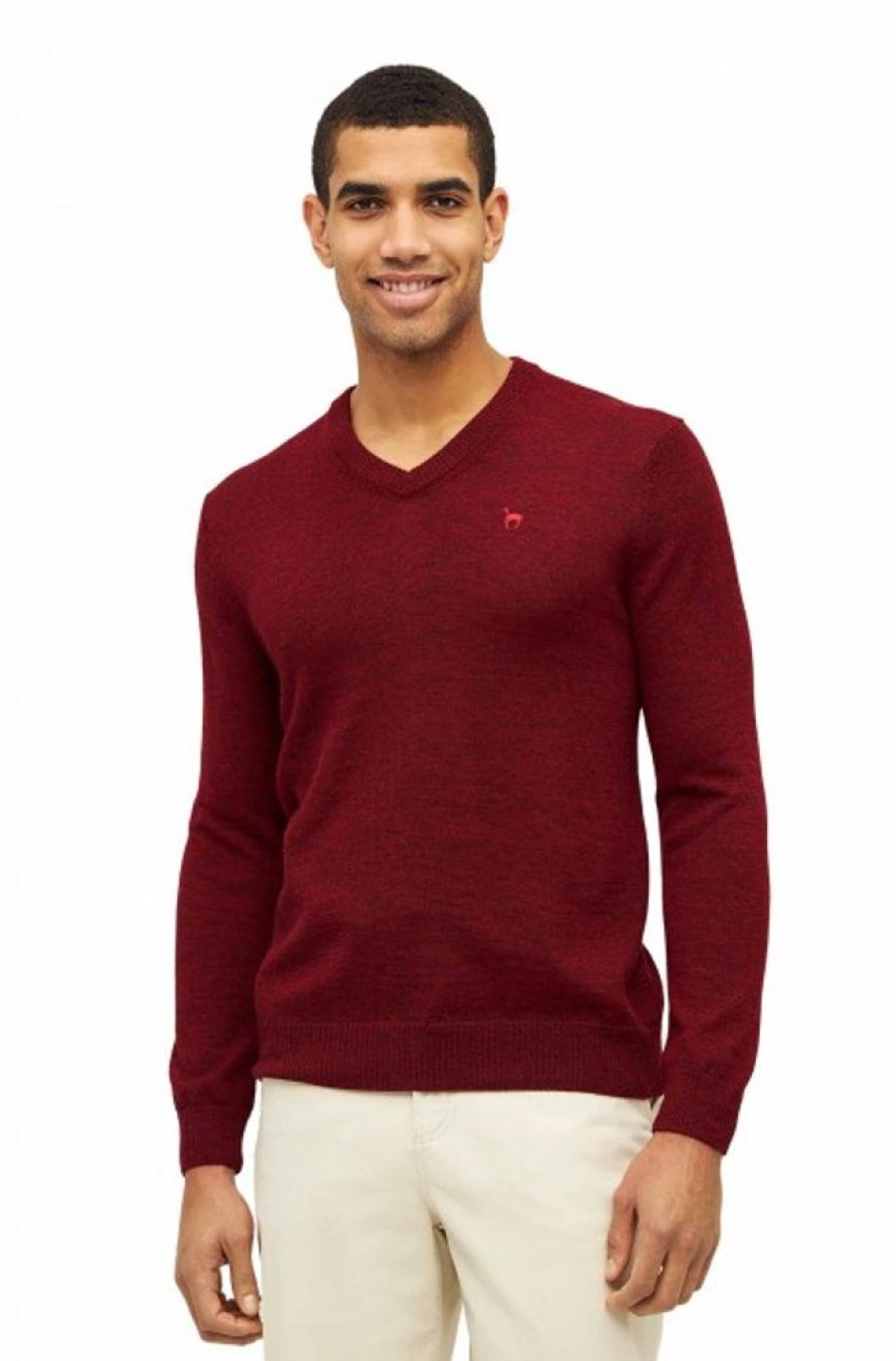 Herren APU KUNTUR | Alpaka Pullover Basic Aus 100% Baby Alpaka