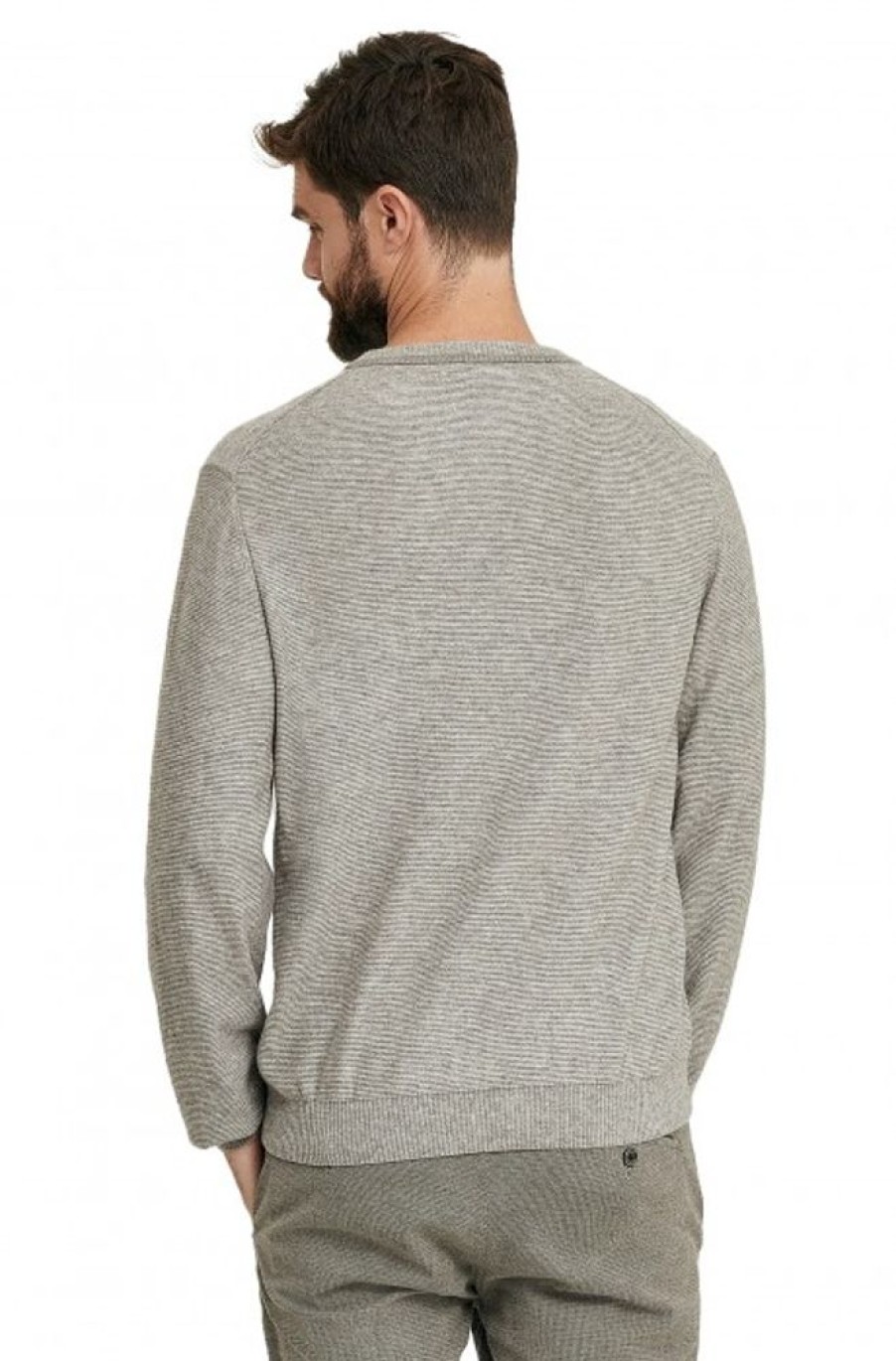 Herren KUNA | Alpaka Pullover Walburg Aus Baby Alpaka Eco & Bio-Baumwolle