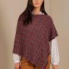 Damen KUNA | Alpaka Poncho Ucrania Aus 100% Baby Alpaka